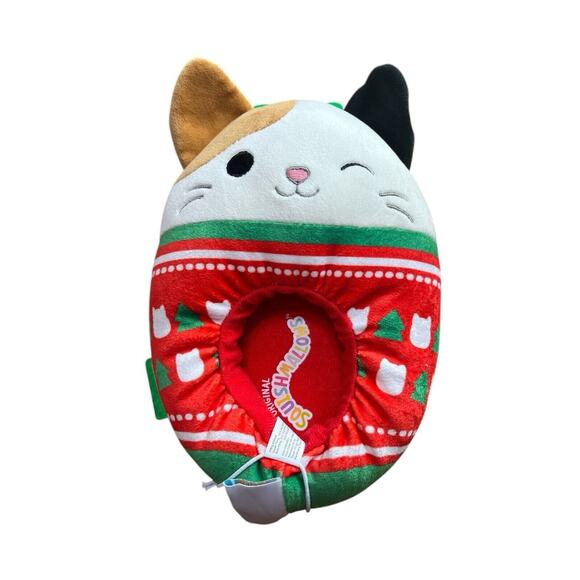 Squishmallows Christmas Sweater CAM the Cat Kitty Slippers Size 11-12 NEW NWT - Picture 4 of 4